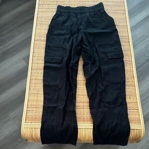 a new day Black Boot Cut Cargo Jumpsuit Pants